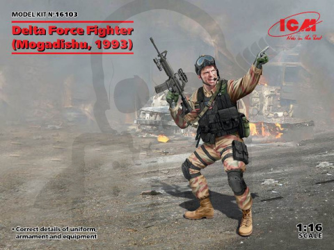 Delta Force Fighter Mogadishu, 1993 1:16