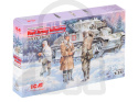 Red Army Infantry (1939-1942) 3 figures – officer, 2 soldiers 1:35