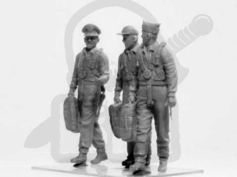 USAAF Pilots (1941-1945) 3 figures 1:32