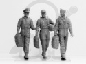 USAAF Pilots (1941-1945) 3 figures 1:32