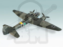 Bombowiec Ju 88A-4 with German Ground Personnel and Torpedo Trailers 1:48