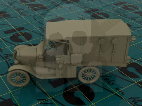 Model T 1917 Ambulance WWI American Car 1:35 Model T 1917 Ambulance WWI American Car 1:35