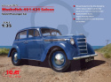 Moskvitch-401-420 Saloon Soviet Passenger Car 1:35