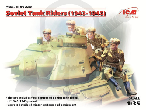 Soviet Tank Riders (1943-1945) 4 figures 1:35