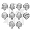 3D printed set - DakkaDakka - Wasteland Renegade Heads - główki 10 szt.