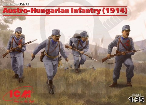 Austro-Hungarian Infantry (1914) 4 figures 1:35