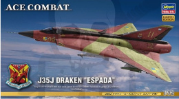 Hasegawa SP340 SAAB J35J Draken Ace Combat Espada 1:72