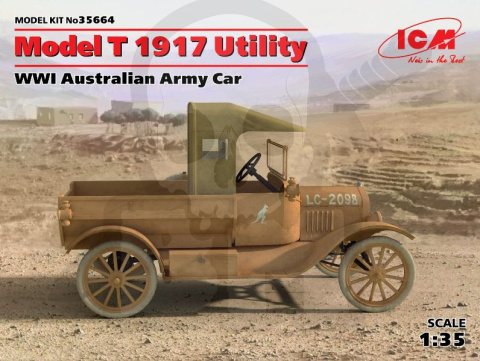 Model T 1917 Utility WWI Australian Army Car 1:35