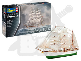 Revell 05432 Niemiecki żaglowiec szkoleniowy Gorch Fock 1:350