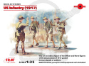 US Infantry (1917) 4 figures 1:35