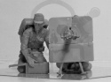 WWI Austro-Hungarian MG Team 2 figures + ckm 1:35