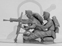 WWI Austro-Hungarian MG Team 2 figures + ckm 1:35