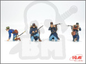 WWI Belgian Infantry 4 figures 1:35