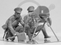 WWI Russian Maxim MG Team 2 figures + ckm 1:35