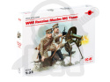 WWI Russian Maxim MG Team 2 figures + ckm 1:35