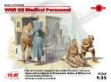 WWI US Medical Personnel 4 figures 1:35