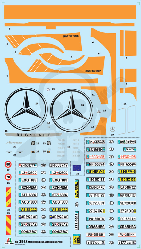 1:24 Mercedes Benz Actros MP4 Big Space - Grand Prix Edition 1:24 Mercedes Benz Actros MP4 Big Space - Grand Prix Edition