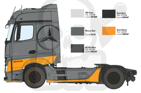 1:24 Mercedes Benz Actros MP4 Big Space - Grand Prix Edition 1:24 Mercedes Benz Actros MP4 Big Space - Grand Prix Edition