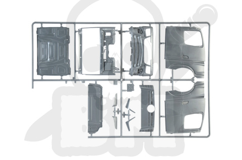 1:24 Mercedes Benz Actros MP4 Big Space - Grand Prix Edition 1:24 Mercedes Benz Actros MP4 Big Space - Grand Prix Edition