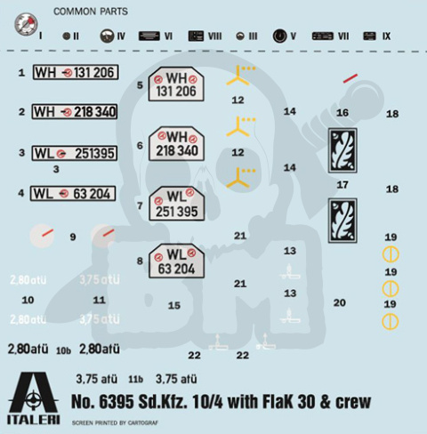1:35 Sd.Kfz.10/4 with Flak 30 1:35 Sd.Kfz.10/4 with Flak 30