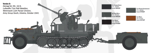1:35 Sd.Kfz.10/4 with Flak 30 1:35 Sd.Kfz.10/4 with Flak 30