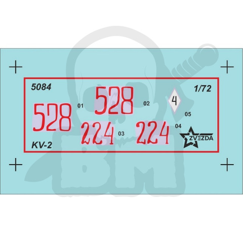 1:72 KV-2 Heavy Soviet Tank WWII