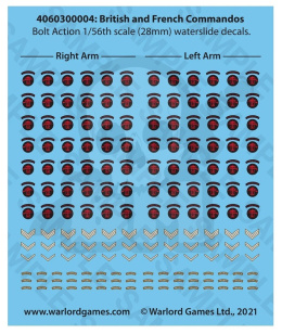 Decals - British & Inter-Allied Commandos - kalkomanie