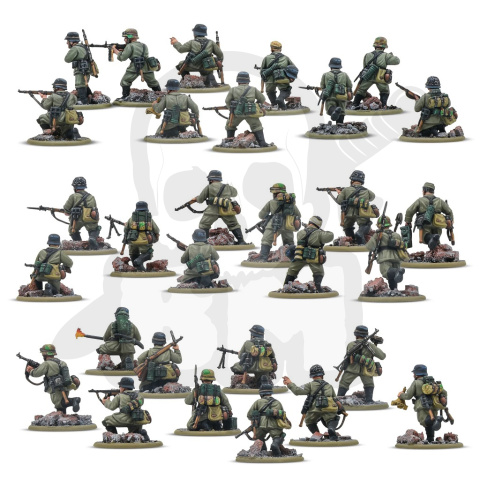 Rattenkrieg - German Veteran Infantry - niemieccy żołnierze - 6 szt.