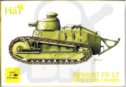 Hat 8113 Czołg Renault FT-17 with 37mm Cannon - 2 sztuki 1:72