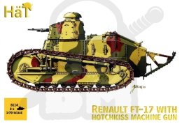 Hat 8114 Renault FT-17 with Hotchkiss Machine Gun - 2 sztuki 1:72