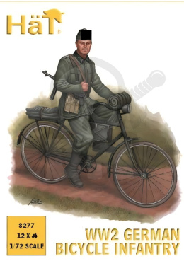 Hat 8277 German Bicycle Infantry (1941-1945) 1:72 16 żołnierzy na rowerach