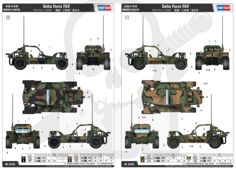 Hobby Boss 82406 Delta Force FAV 1:35 Hobby Boss 82406 Delta Force FAV 1:35