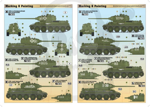 Mistercraft G-95 T-35/85 Rudy 102 1:35 zestaw z farbkami pędzelkami klejem Mistercraft G-95 T-35/85 Rudy 102 1:35 zestaw z farbkami pędzelkami klejem