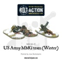 US Army (Winter) Infantry - amerykańska piechota - MMG team