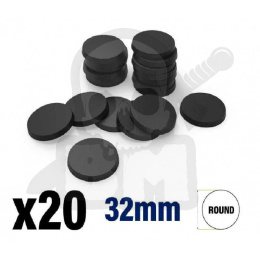 Plastic Bases 32 mm podstawki pod figurki 20 szt.