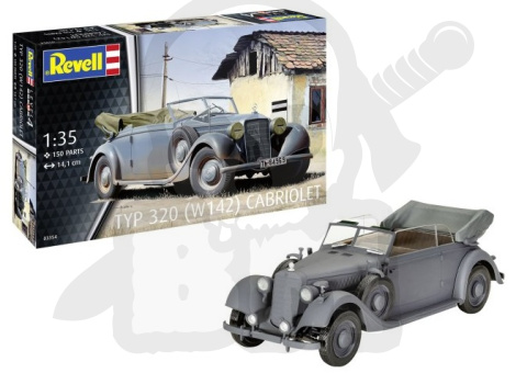 Revell 03354 Typ 320 (W142) Cabriolet 1:35 Revell 03354 Typ 320 (W142) Cabriolet 1:35