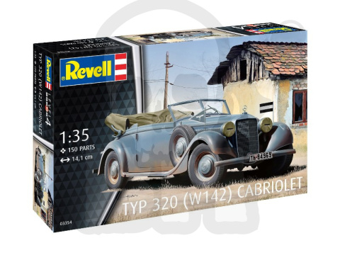 Revell 03354 Typ 320 (W142) Cabriolet 1:35 Revell 03354 Typ 320 (W142) Cabriolet 1:35