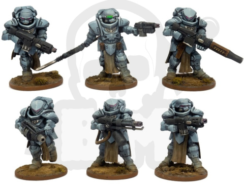 Valkir Heavy Troopers - 3 szt. - 1 wypraska Valkir Heavy Troopers - 3 szt. - 1 wypraska