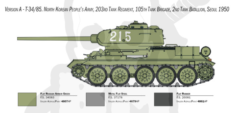 1:35 T-34/85 Korean War Korean War 1:35 T-34/85 Korean War Korean War