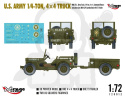 1:72 U.S. Army 1/4-Ton, 4×4 Truck