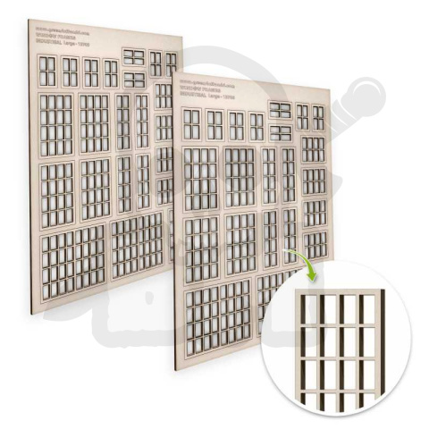 Industrial Miniature Windows - Large - duże okna przemysłowe
