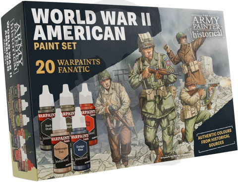 The Army Painter: Historical - World War II - American Paint Set The Army Painter: Historical - World War II - American Paint Set