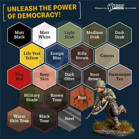 The Army Painter: Historical - World War II - American Paint Set The Army Painter: Historical - World War II - American Paint Set