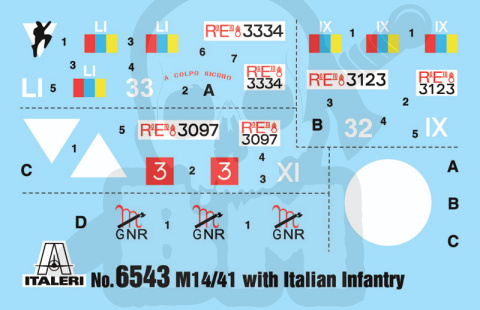 1:35 Carro Armato M14/41 I Serie with Italian infantry 1:35 Carro Armato M14/41 I Serie with Italian infantry