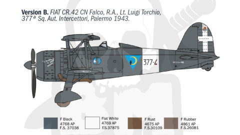 1:72 FIAT CR.42 CN “Falco” Night Fighter
