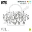 Clear Resin Crystals Medium - kryształki 30 szt.