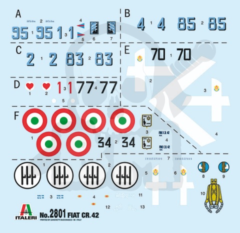 1:48 Fiat Cr.42 Battle of Britain 80th Anniversary