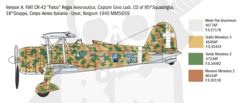 1:48 Fiat Cr.42 Battle of Britain 80th Anniversary