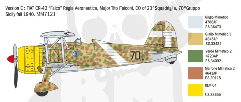 1:48 Fiat Cr.42 Battle of Britain 80th Anniversary