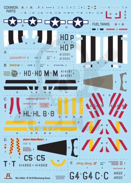1:72 P-51D Mustang Aces 1:72 P-51D Mustang Aces